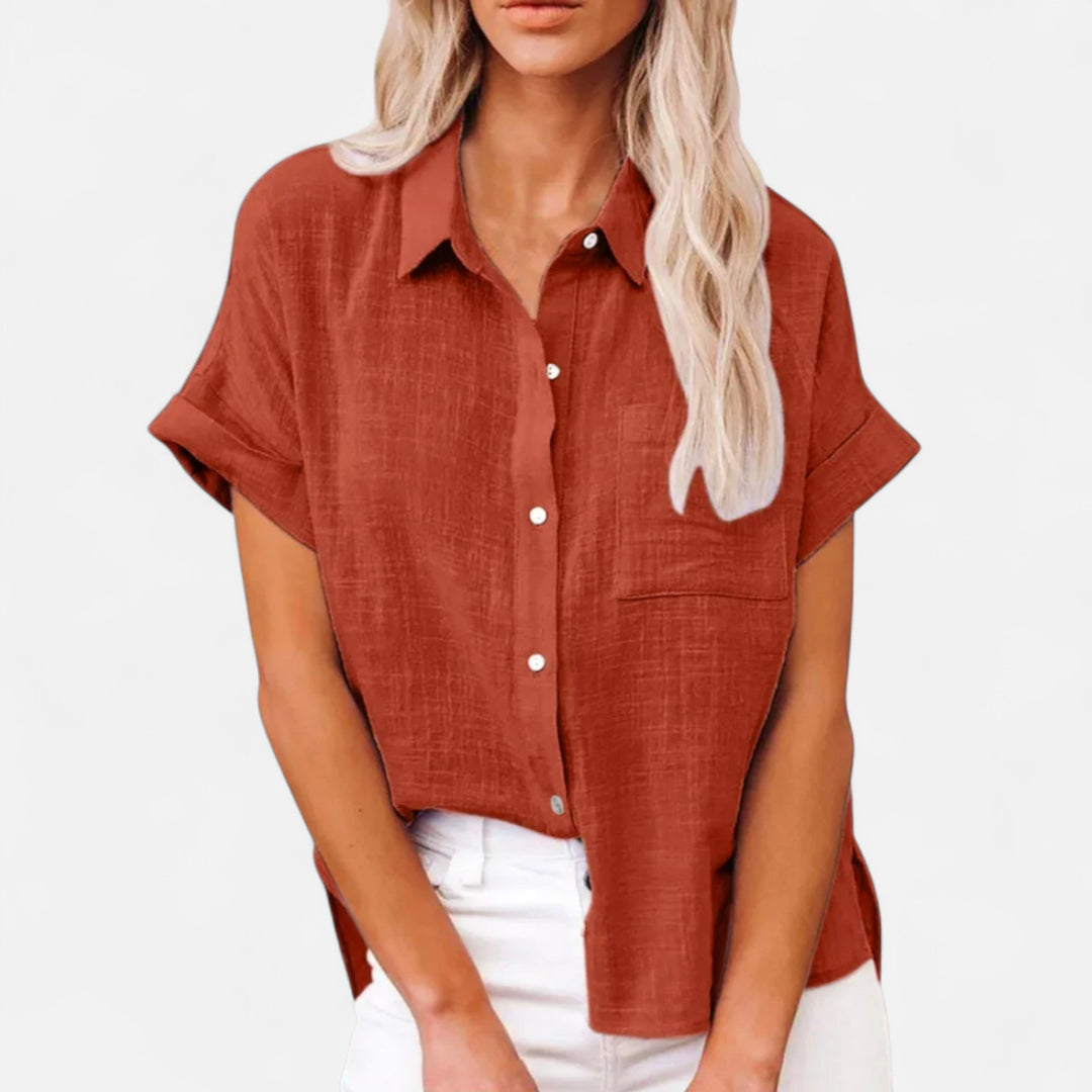 Veroux Mode | Women's Cotton Jersey Tee – Effortless Simplicity for Everyday Elegance