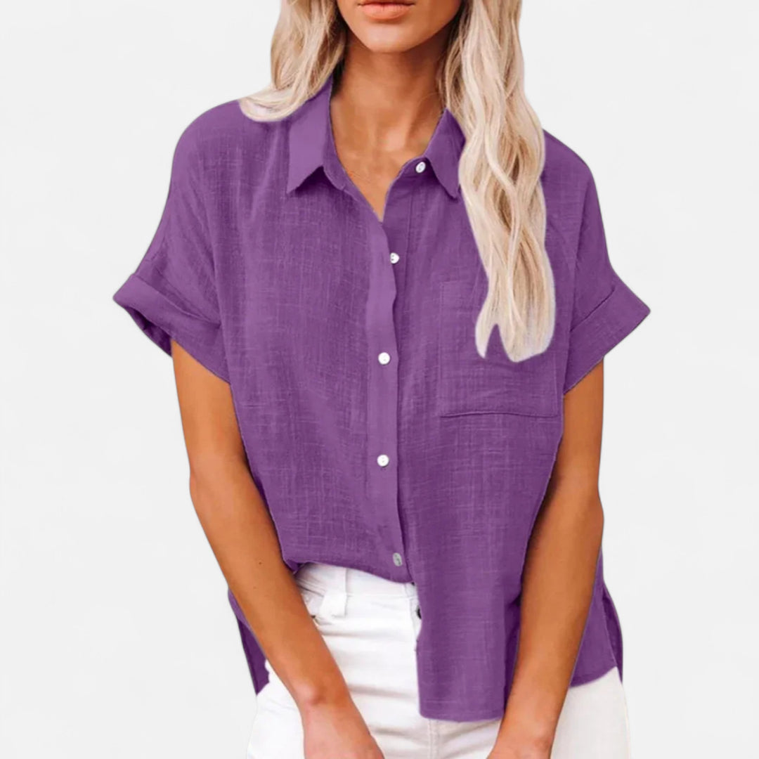 Veroux Mode | Women's Cotton Jersey Tee – Effortless Simplicity for Everyday Elegance