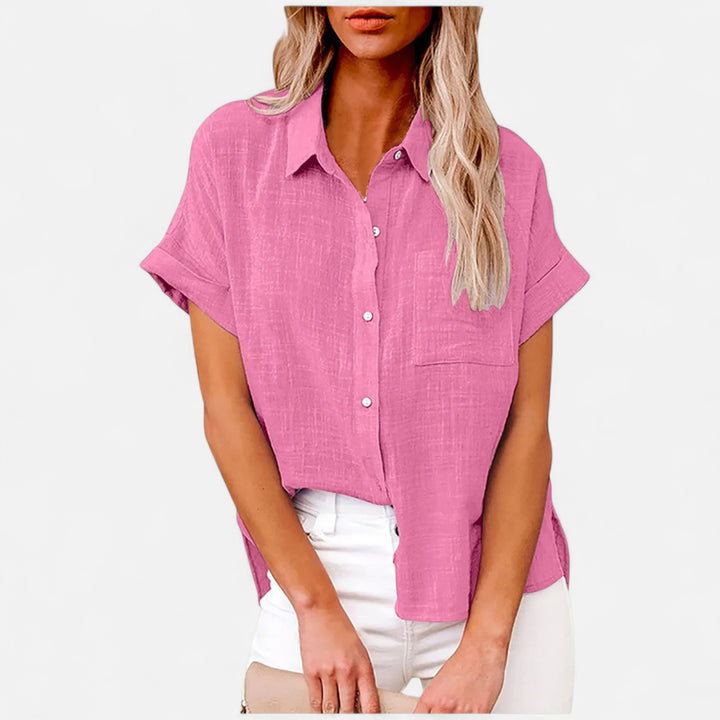 Veroux Mode | Women's Cotton Jersey Tee – Effortless Simplicity for Everyday Elegance