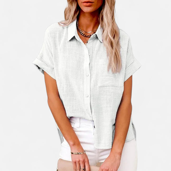 Veroux Mode | Women's Cotton Jersey Tee – Effortless Simplicity for Everyday Elegance