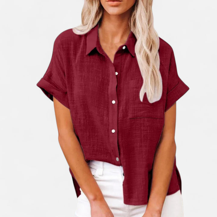 Veroux Mode | Women's Cotton Jersey Tee – Effortless Simplicity for Everyday Elegance