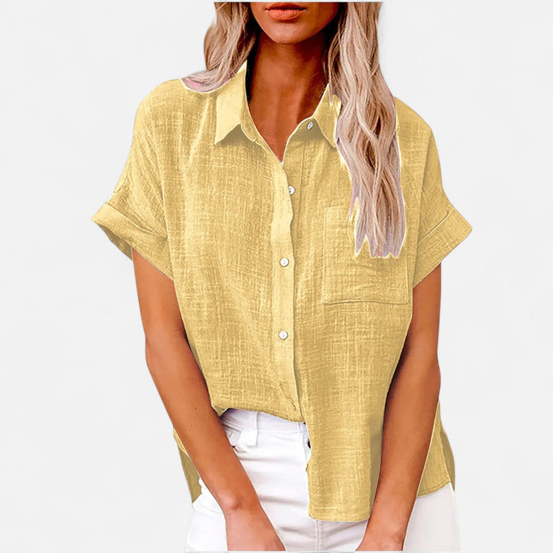 Veroux Mode | Women's Cotton Jersey Tee – Effortless Simplicity for Everyday Elegance